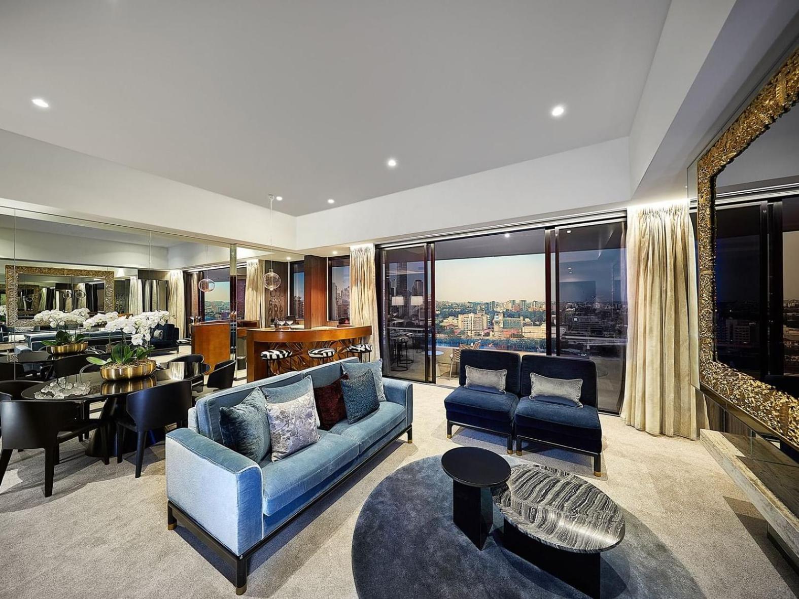 Emporium Hotel South Bank Brisbane Exterior photo The living room of a three-bedroom apartment