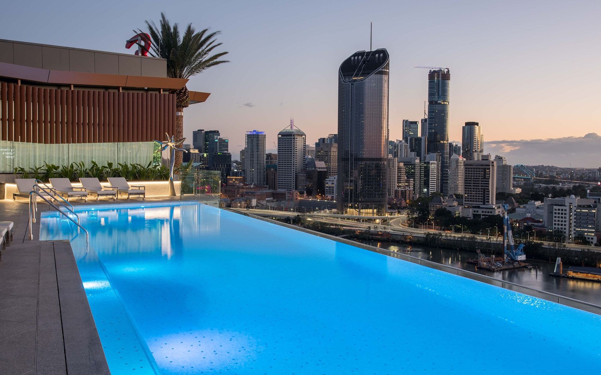 Emporium Hotel South Bank Brisbane Exterior photo The rooftop pool at the Emporium Hotel South Bank